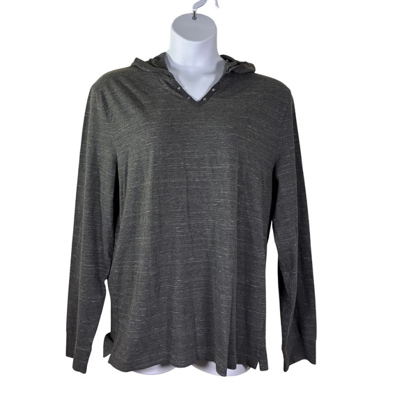 Kenneth Cole Reaction Other - Kenneth Cole Reaction Hoodie XXL  slim fit lightweight pullover grey v neck
